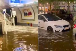 Potężna ulewa w Paryżu. Ulice zamieniły się w rwące potoki