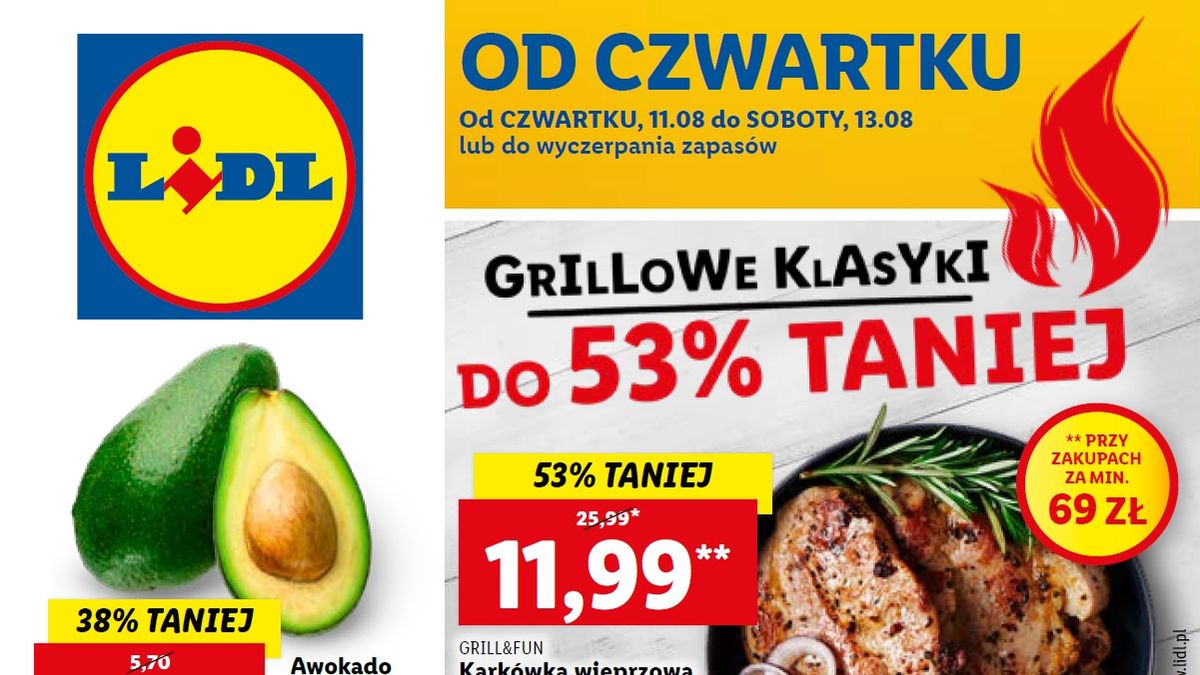 Lidl gazetka od 11.08 22 - czwartku 11 sierpnia