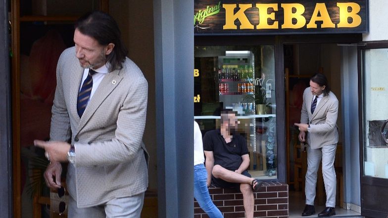 Wygłodniały Radosław Majdan maszeruje po KEBABA i łapie Małgorzatę Rozenek za pośladek 