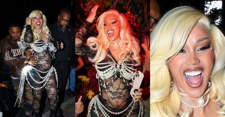 Cardi B eksponuje ciążowy brzuch w koronkowym kombinezonie. Wkrótce PO RAZ CZWARTY zostanie mamą