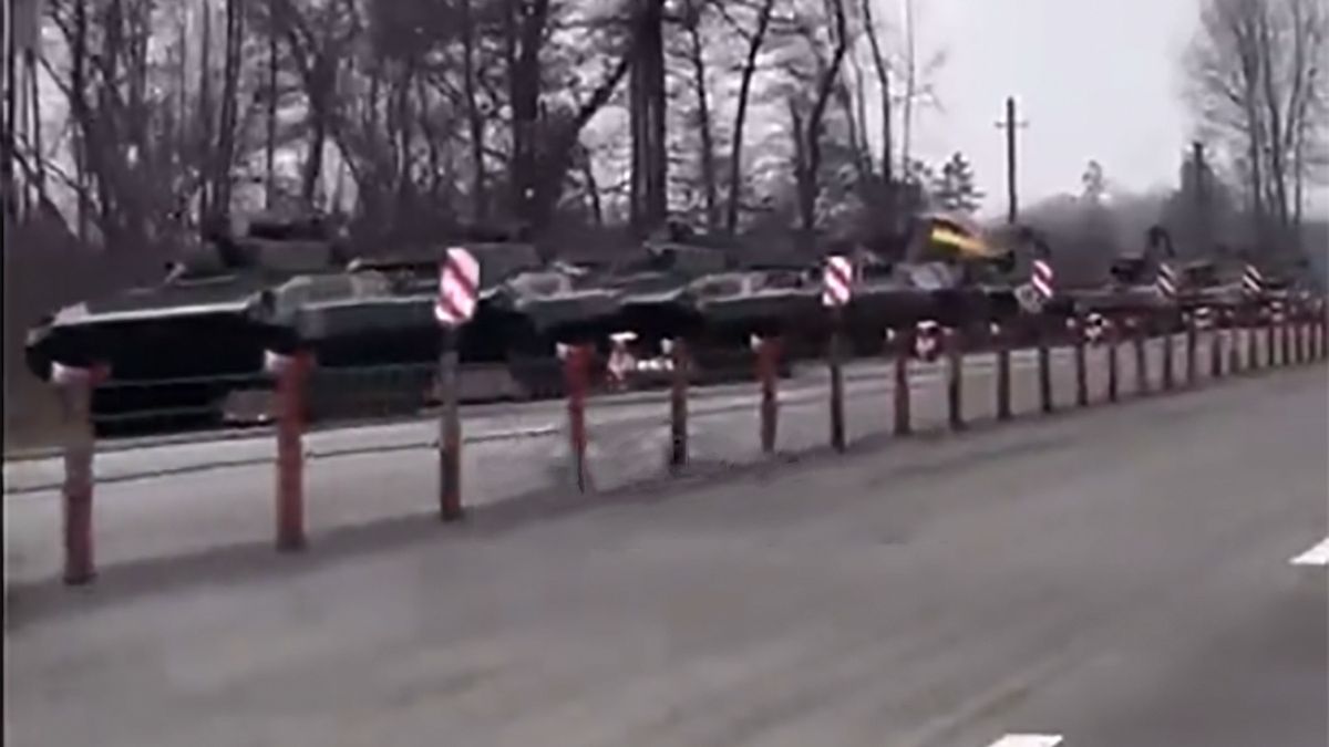 Media społecznościowe obiegło nagranie rosyjskich czołgów wyjeżdżających z Gruzji