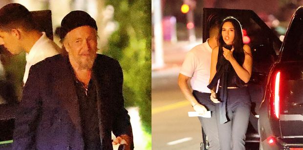 86-letni Al Pacino drepcze za młodszą o ponad PÓŁ WIEKU ukochaną w drodze do restauracji. Para jak z żurnala? (ZDJĘCIA)
