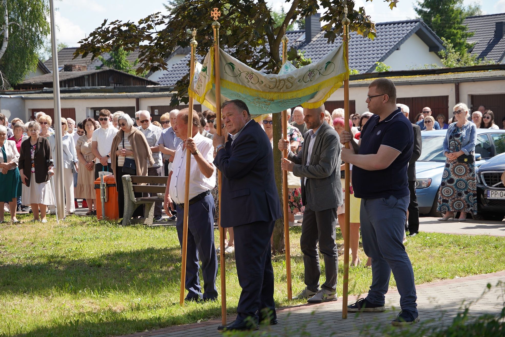 Procesja Bożego Ciała w Parafii Miłosierdzia Bożego w Pile
