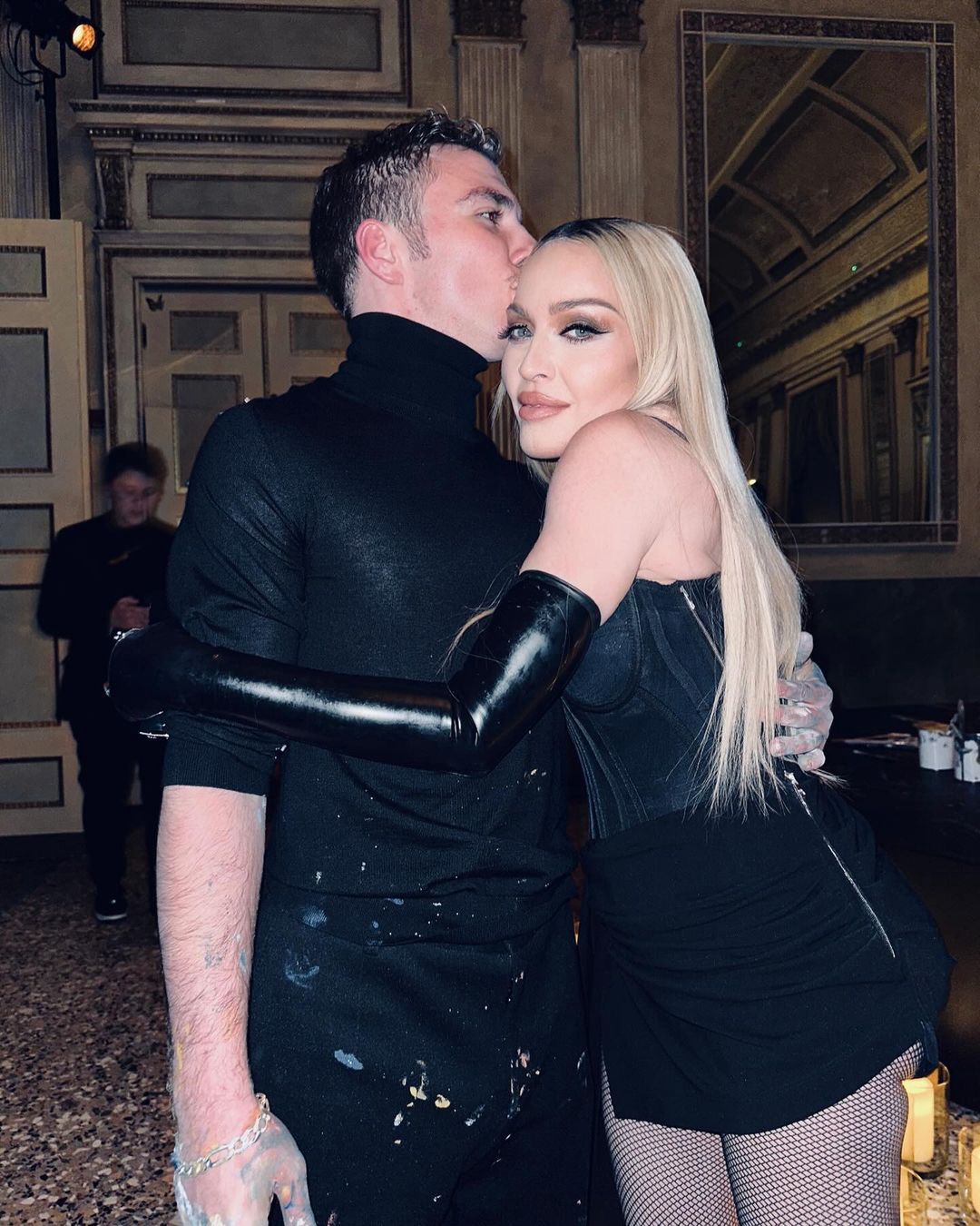 Madonna with her son Rocco