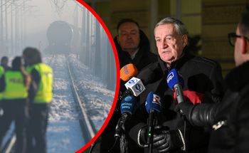 Wykolejenie pociągu na Mazowszu. Wiceszef MSWiA o przyczynach