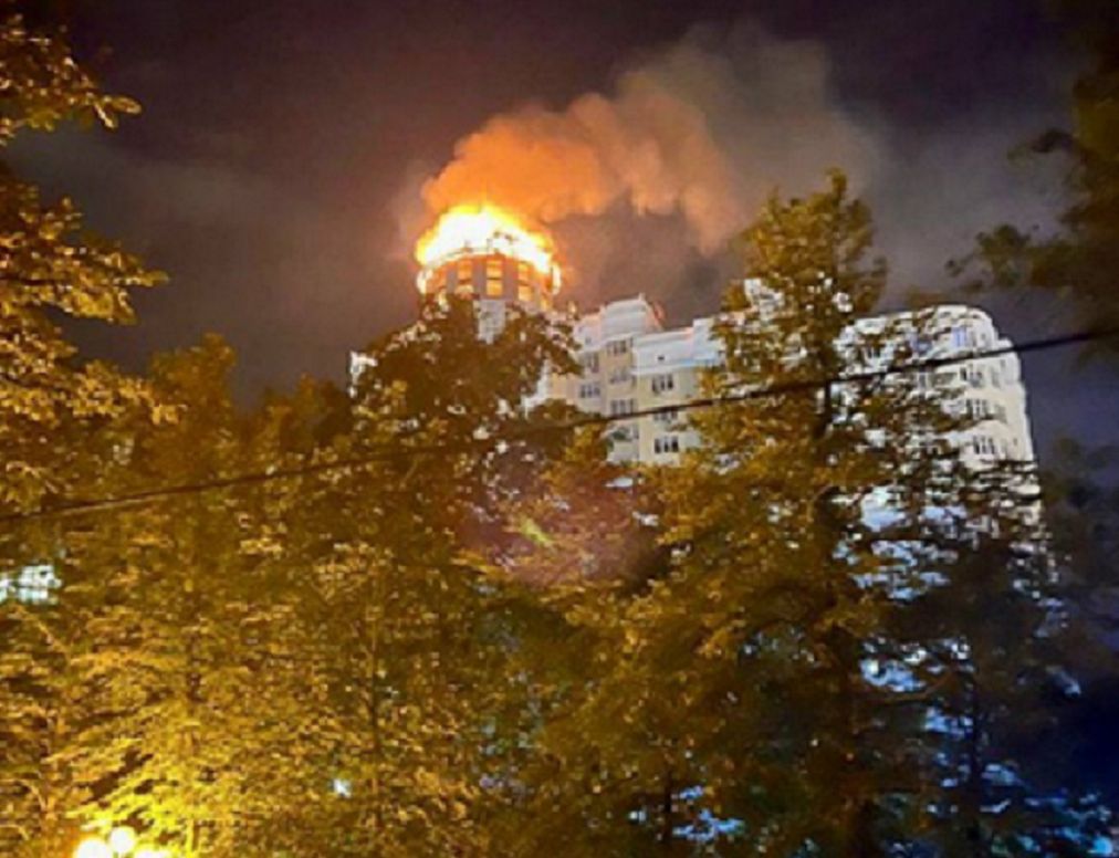 W Biełgorodzie doszło do pożaru wieżowca