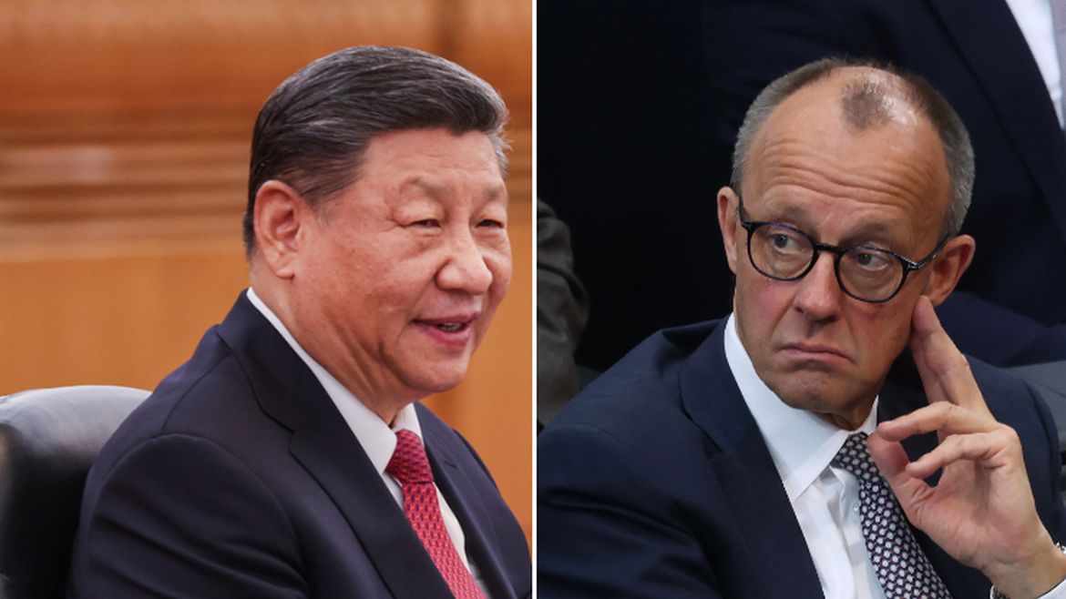 Xi Jinping i Fredrich Merz