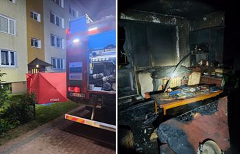 Nowy Dwór Mazowiecki: Tragiczny pożar. Zginęły dwie osoby