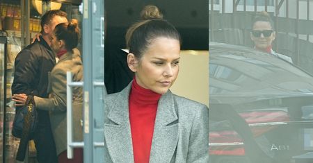 Paulina Sykut-Jeżyna obściskuje się z mężem i mknie do zaparkowanego NA ZAKAZIE auta za ćwierć miliona (ZDJĘCIA)