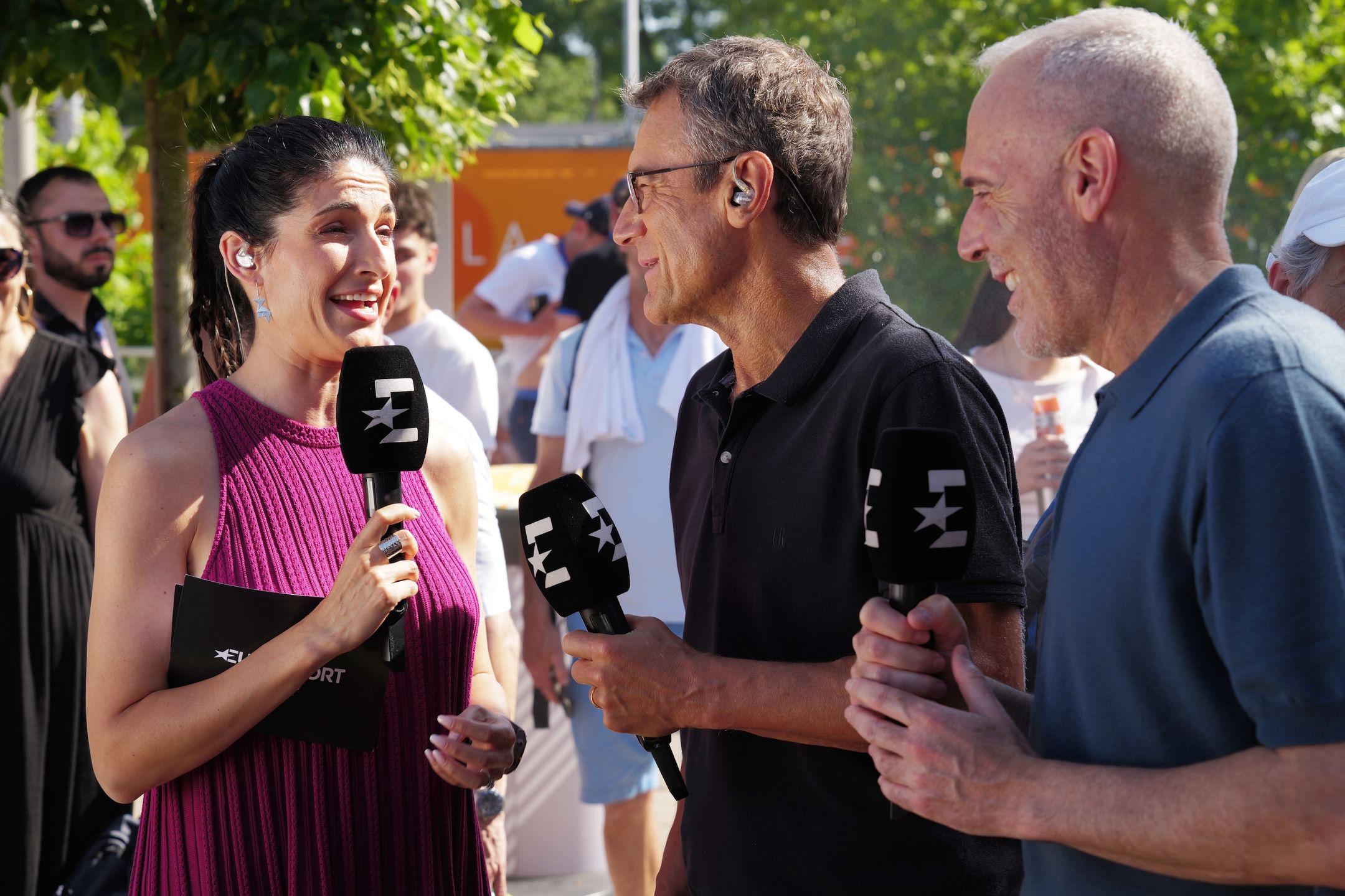 Eksperci podczas transmisji Roland Garros