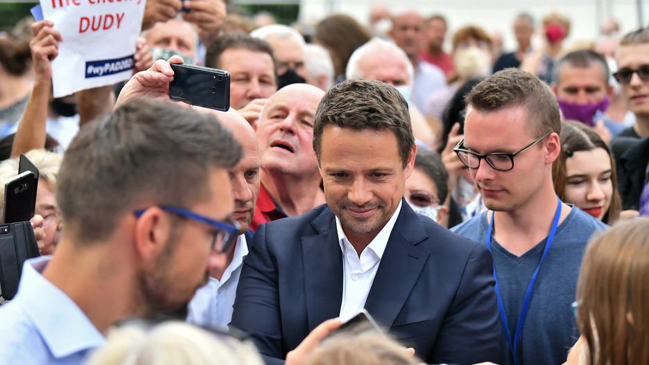 Wybory prezydenckie 2020. Rafał Trzaskowski na wiecu wyborczym