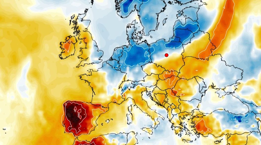 Najcieplej będzie na południu Polski, ale tam też spadnie deszcz