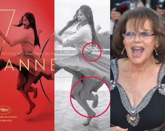 Dyrekcja festiwalu w Cannes... ODCHUDZIŁA Claudię Cardinale na oficjalnym plakacie! Po co?