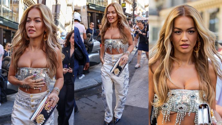 Rita Ora bryluje na paryskim Tygodniu Mody w ZA MAŁYM topie