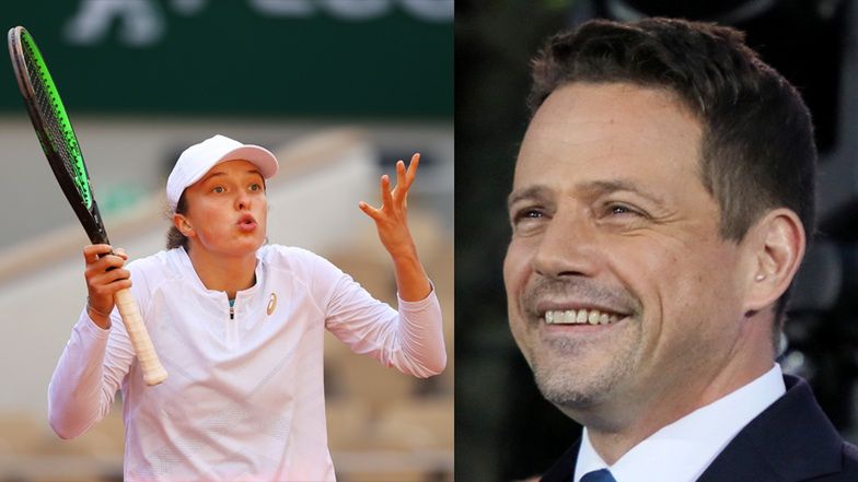 Rafał Trzaskowski spotkał się z Igą Świątek