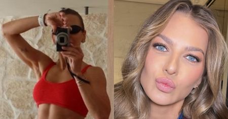 Anna Lewandowska pozuje w bikini i odsłania umięśniony brzuch. Figura marzenie? (FOTO)