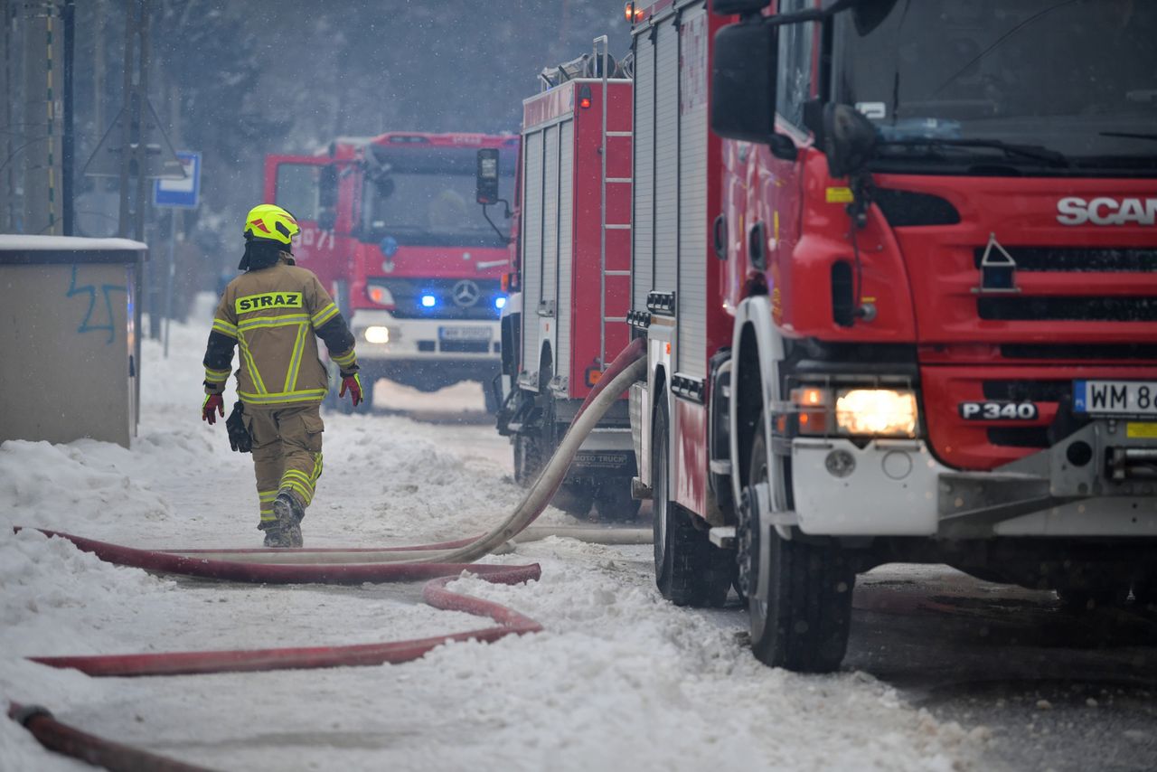 Tomaszów Mazowiecki. Pożar w kamienicy. Jedna osoba nie żyje - zdjęcie ilustracyjne