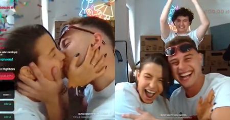 Julia Wieniawa i Adam Zdrójkowski POCAŁOWALI SIĘ na streamie Łatwoganga! (WIDEO)