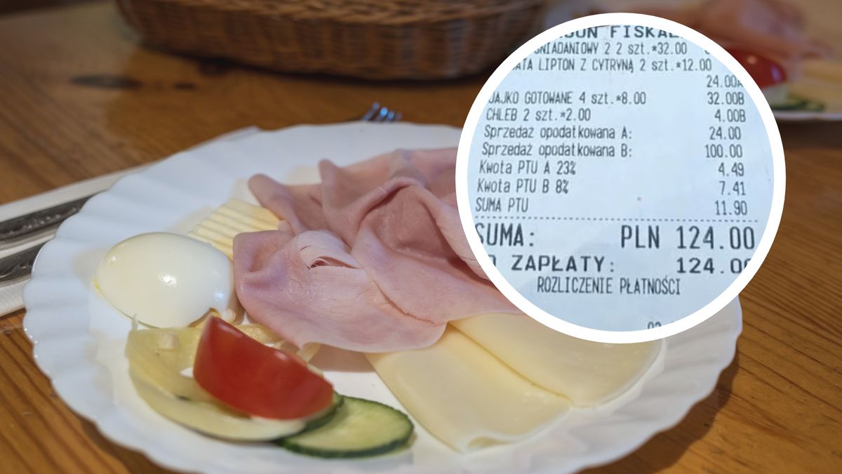 Turysta opublikował paragon za śniadanie w schronisku w Tatrach