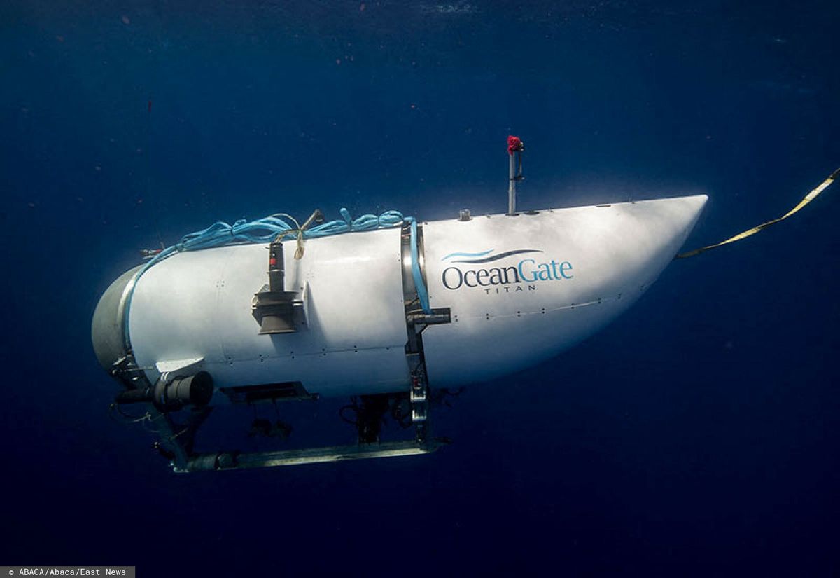 Łódź podwodna Titan, która zaginęła w pobliżu wraku Titanica