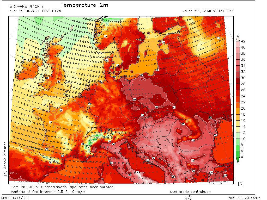 Pogoda. Wtorek z bardzo wysokimi temperaturami
