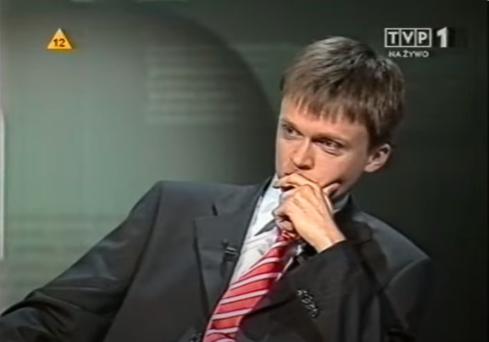 Szymon Hołownia za czasów talk-show w TVP