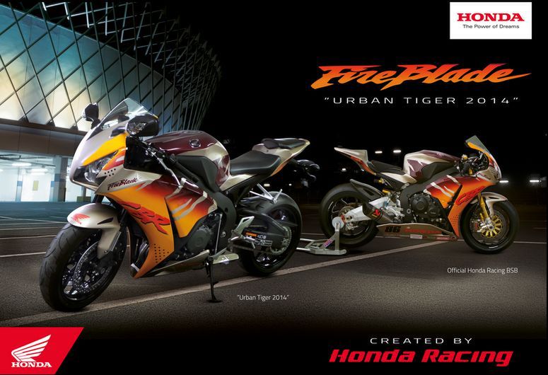 Duch lat 90. wraca: Honda Urban Tiger Fireblade