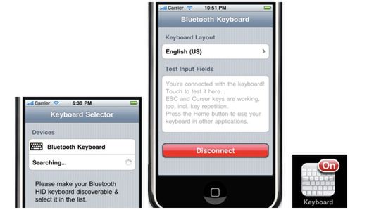Klawiatura Bluetooth dla iPhone'a 1