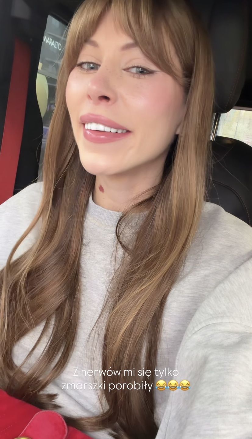 Julia von Stein znalazła zmarszczkę