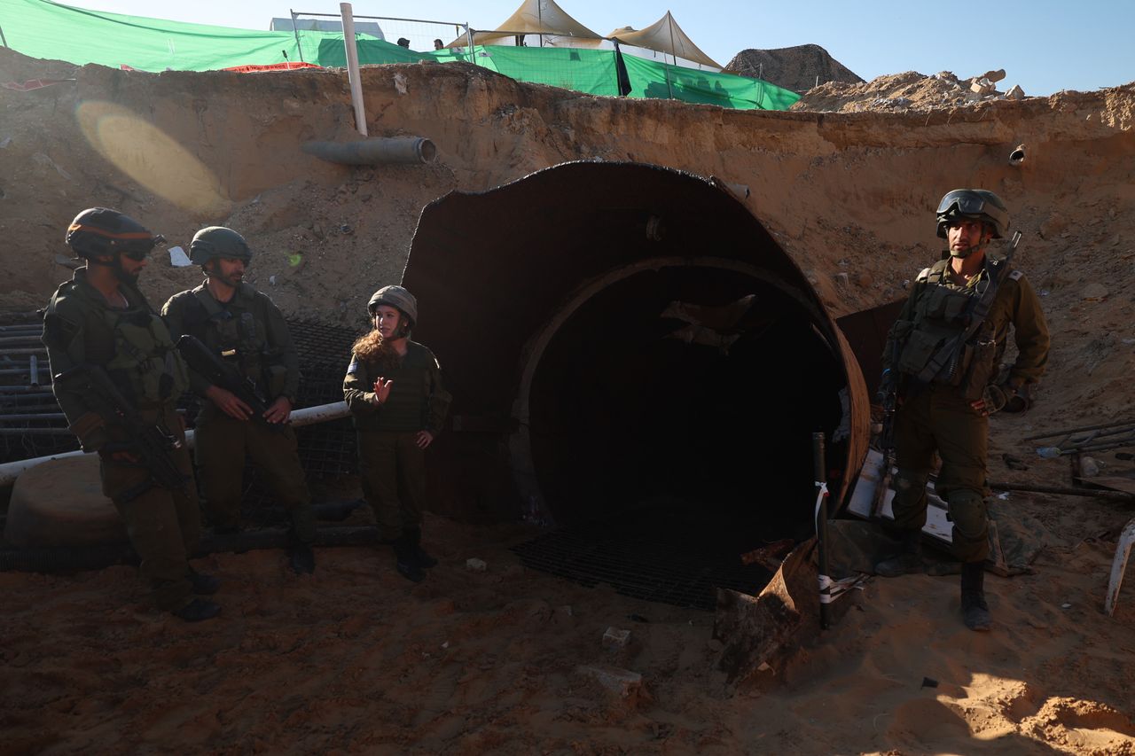 Tunnel near the Erez border crossing