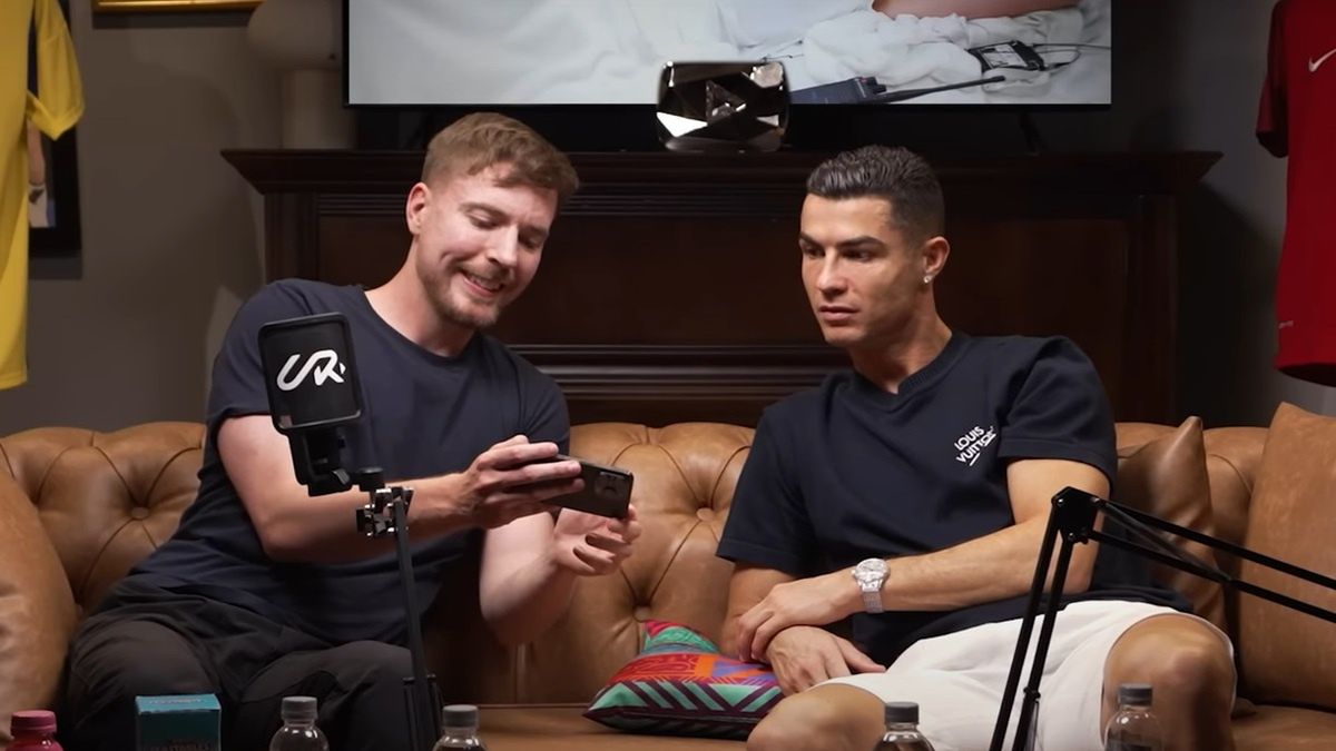 Rozmowa Mr. Beasta z Cristiano Ronaldo
