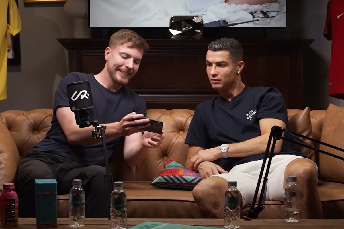 Ronaldo and Mr. Beast unite for YouTube collaboration sensation