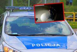 Ewakuowano cały budynek. Nagranie z akcji policji