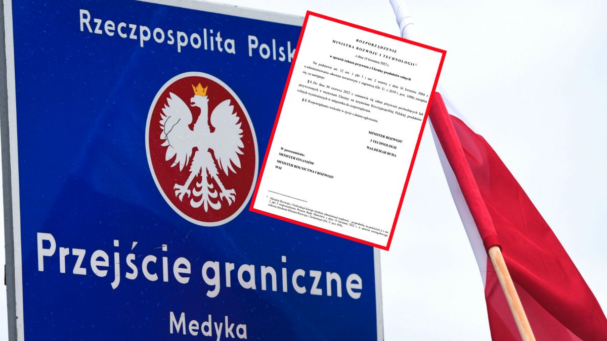 Jest już rozporządzenie ws. zakazu wwozu do Polski produktów rolnych z Ukrainy