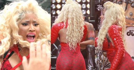 Nicki Minaj świeci tyłkiem w programie śniadaniowym (ZDJĘCIA)