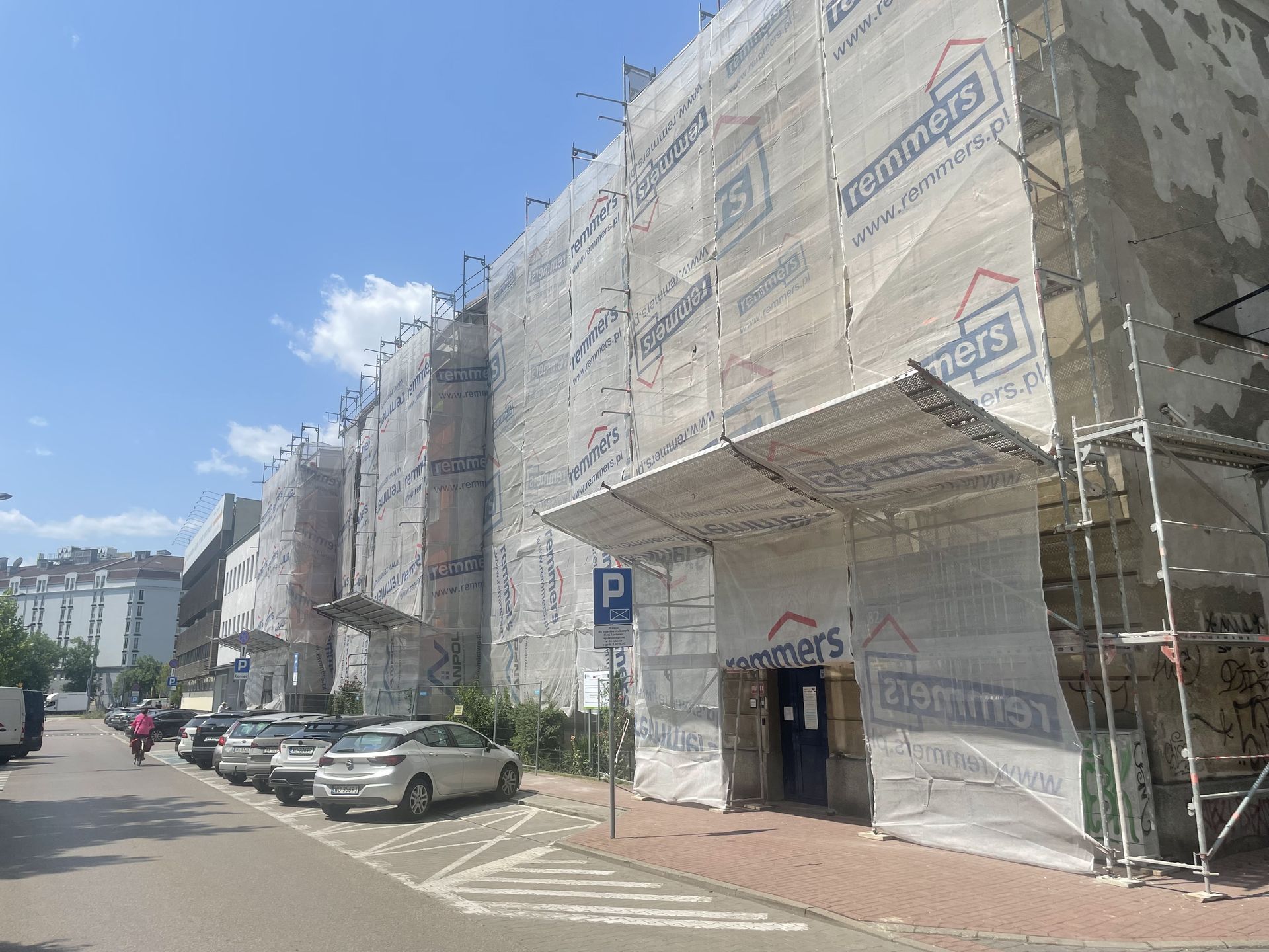 Budynek WSSE w trakcie remontu