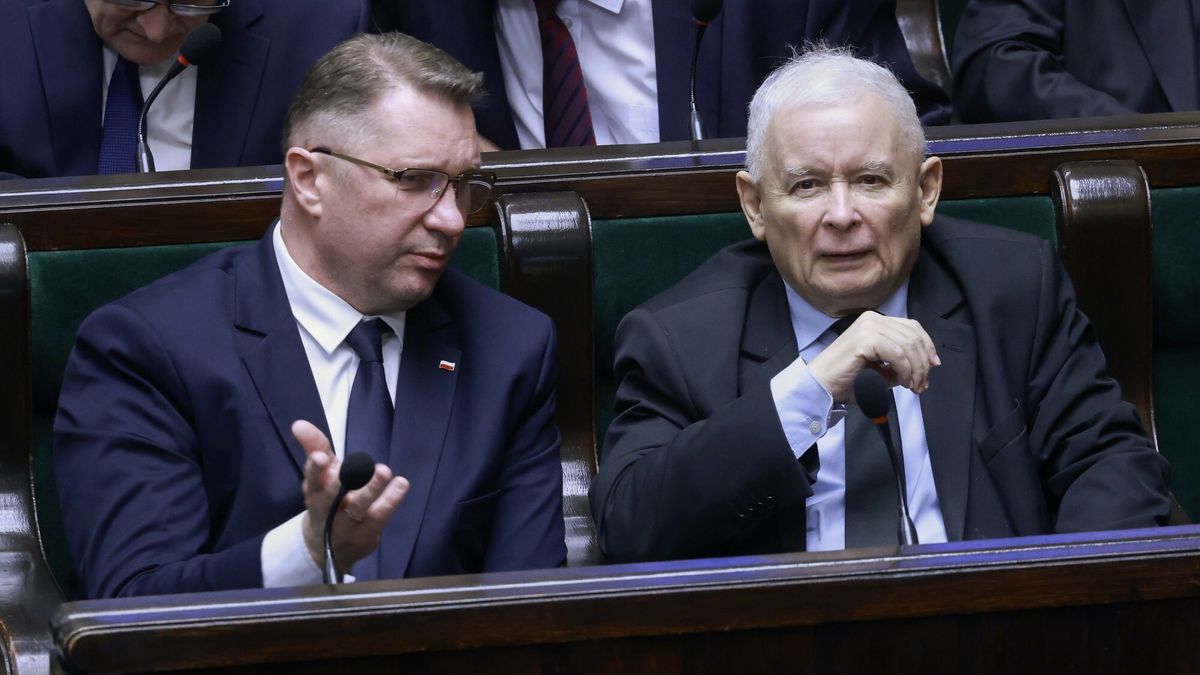 54. posiedzenie Sejmu X kadencji - dzie? 1
25.03.2026. Warszawa. 54. posiedzenie Sejmu X kadencji Fot. Filip Naumienko/REPORTER
N/z: Przemyslaw Czarnek, Jaroslaw Kaczynski
Filip Naumienko/REPORTER