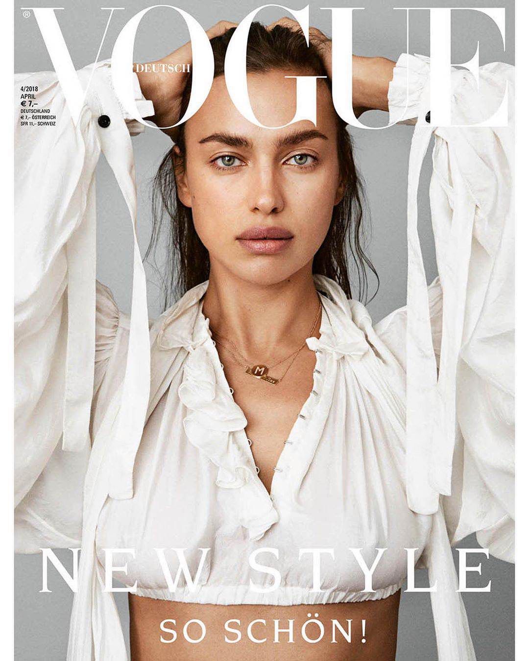 Irina Shayk – okładka niemieckiego Vogue'a