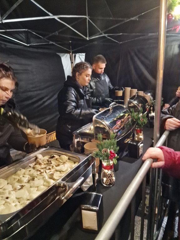 Wigilia przed płockim ratuszem