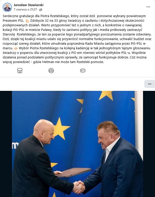 Jarosław Stawiarski i Piotr Rzetelski