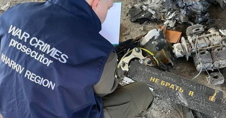 Ukraińcy pokazali szczątki drona. Rosjanie zostawili ciekawy napis