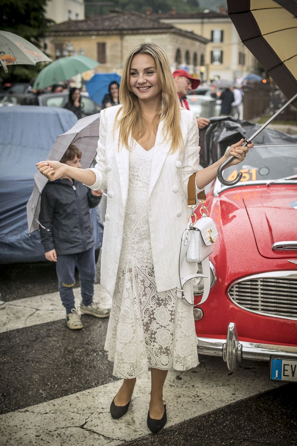 Małgorzata Socha na targach motoryzacyjnych