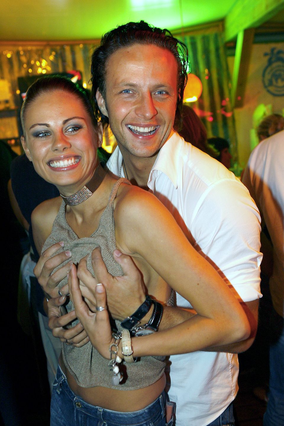 Magdalena Modra z Markiem Krupskim na początku znajomości