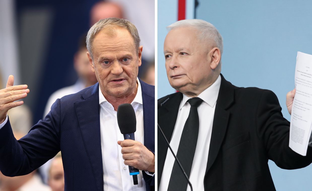 Donald Tusk i Jarosław Kaczyński