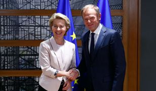 Ważna wizyta. Oświadczenia Tuska i von der Leyen w Brukseli