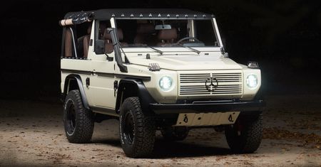 Mercedes klasy G Wolf to restomod, którego przetransportujesz helikopterem