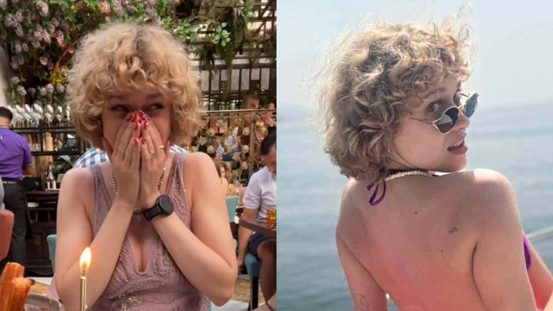 Odziana w bikini Helena Englert świętuje urodziny na jachcie