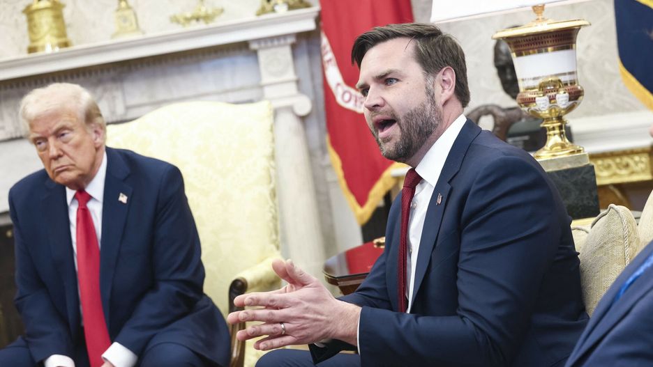 J.D. Vace podczas spotkania z Zełenskim 