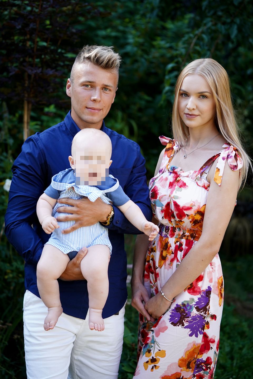 Skolim i Aleksandra Sarnecka z synem