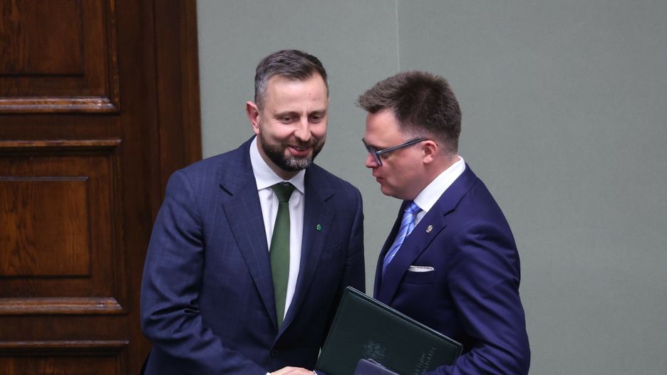 Liderzy Trzeciej Drogi Władysław Kosiniak-Kamysz i Szymon
